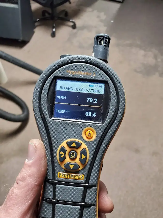 Moisture meter humidity assessment for Fire & Smoke Damage Restoration in Dakota Dunes
